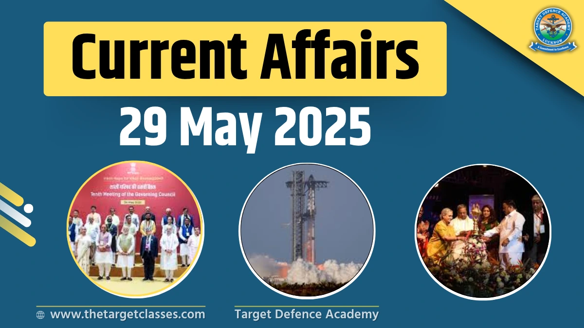 Current Affairs 29 May 2025 – Quiz for UPSC, NDA, CDS & AFCAT Exam ...