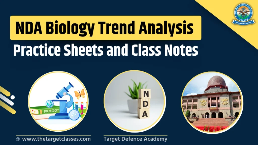 NDA Biology Trend Analysis, Practice Sheets and Class Notes