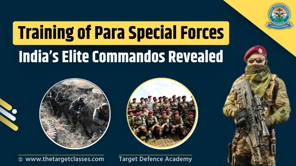 Training of Para Special Forces