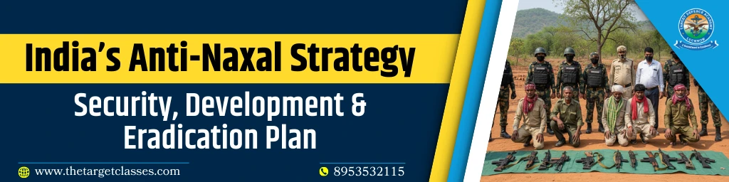 India’s Anti-Naxal Strategy 2025 Security, Development & Eradication Plan