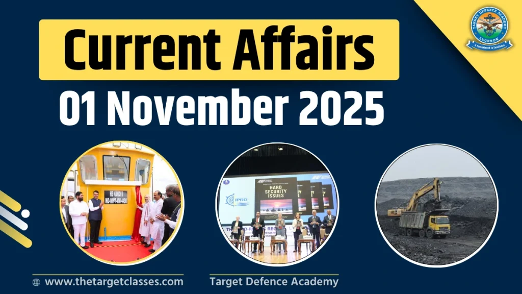 Current Affairs 1 November 2025