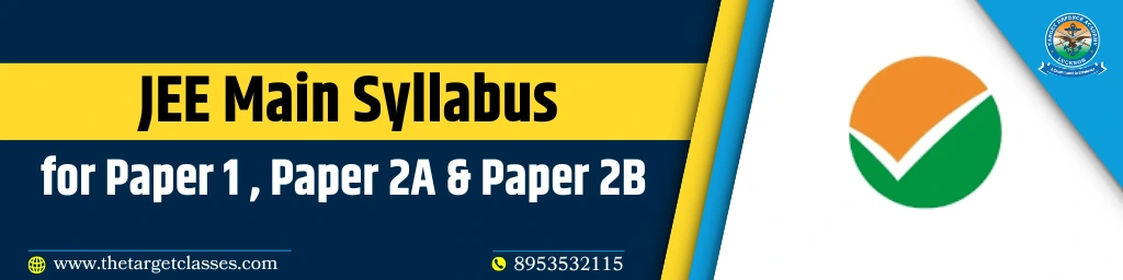 JEE Main Syllabus