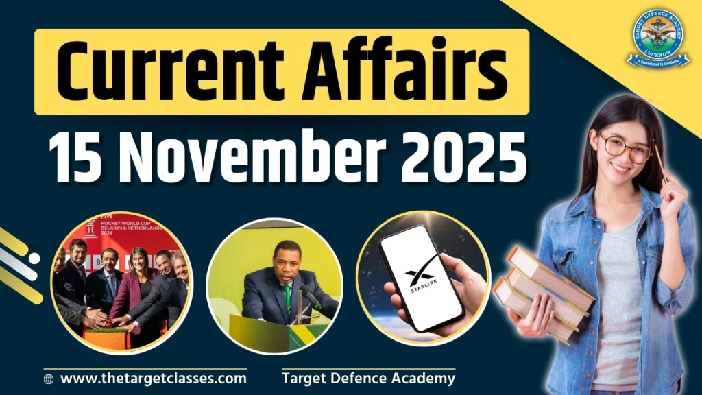 Current Affairs 15 November 2025