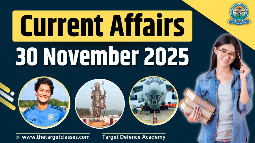 Current Affairs 30 November 2025