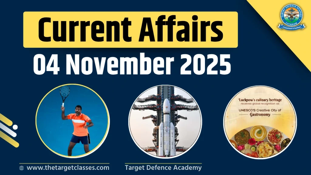 Current Affairs 4 November 2025