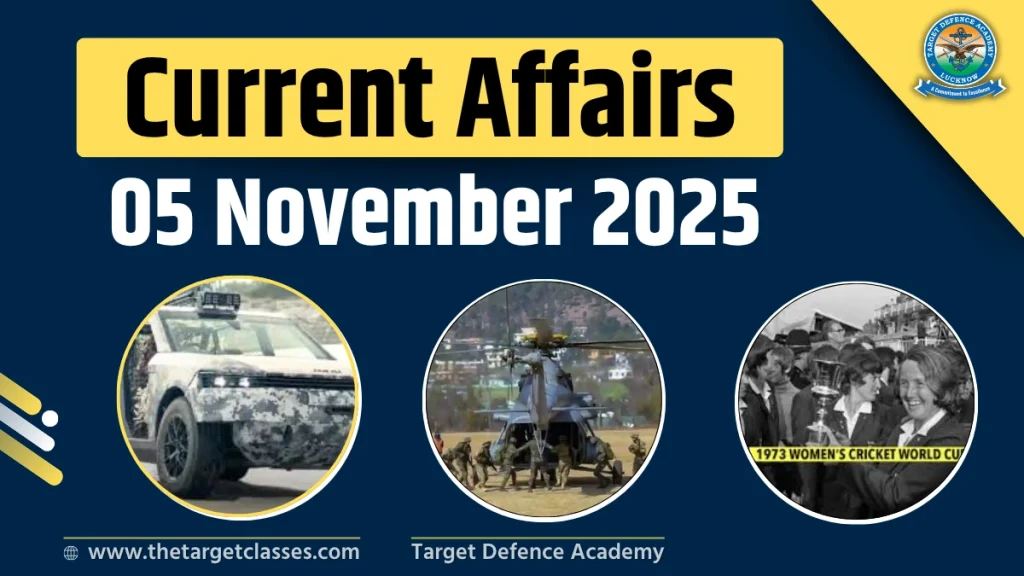 Current Affairs 5 November 2025