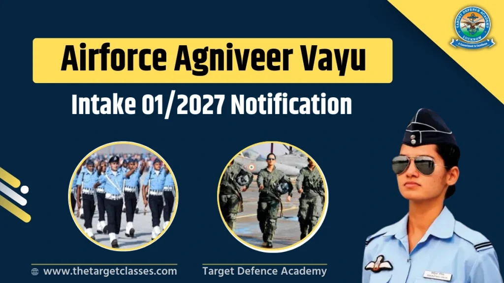 Airforce Agniveer Vayu Intake 01/2027 Notification