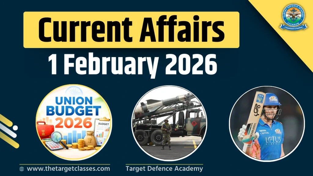 Current Affairs 1 February 2026