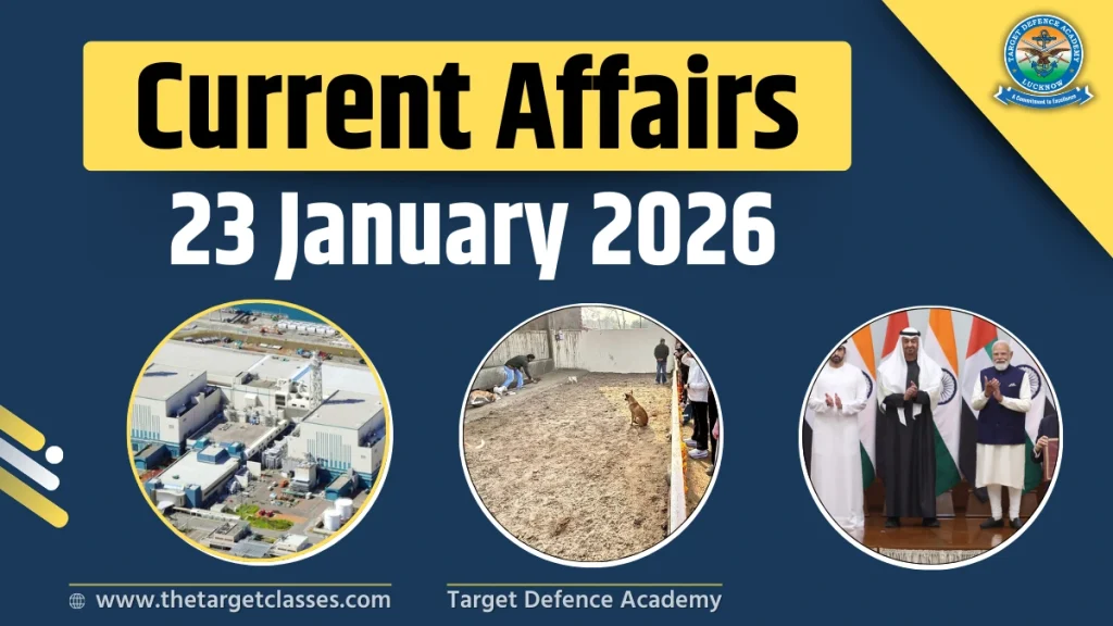 Current Affairs 23 January 2026