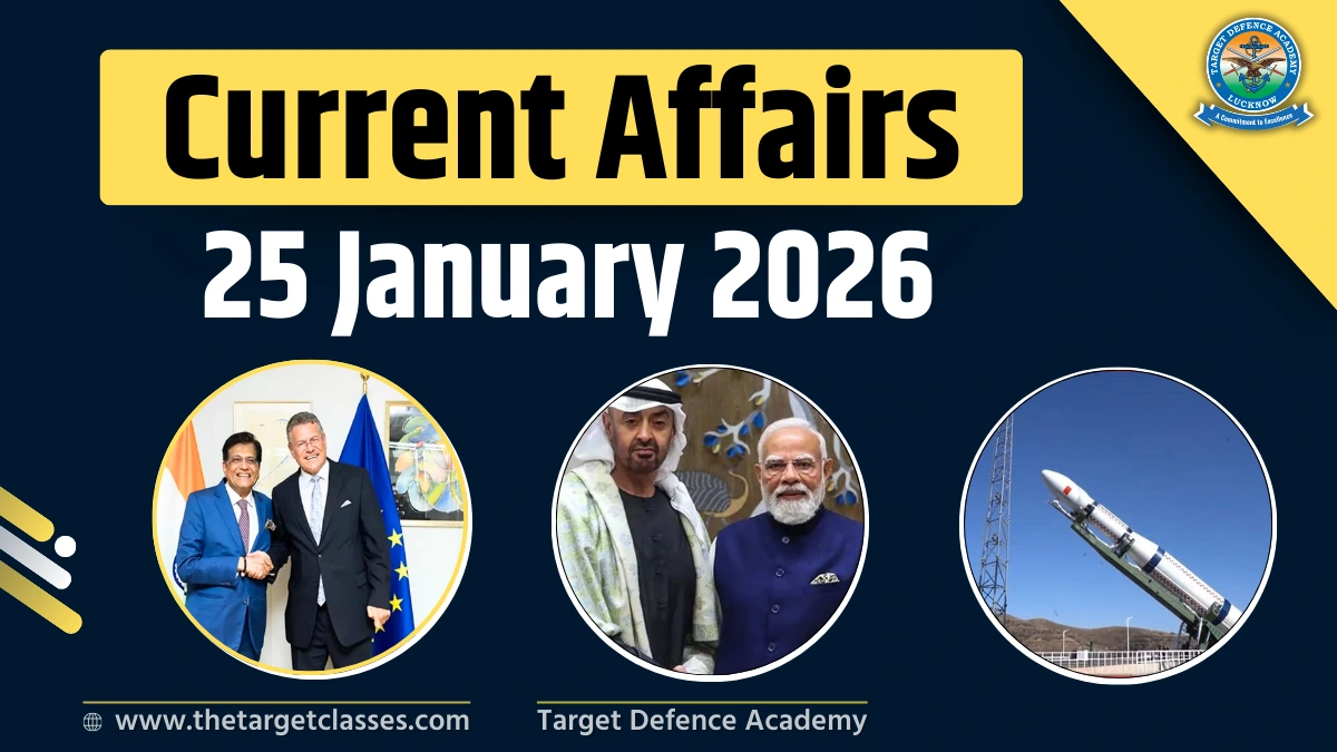 Current Affairs 25 January 2026 – Quiz for UPSC, NDA, CDS & AFCAT Exam ...