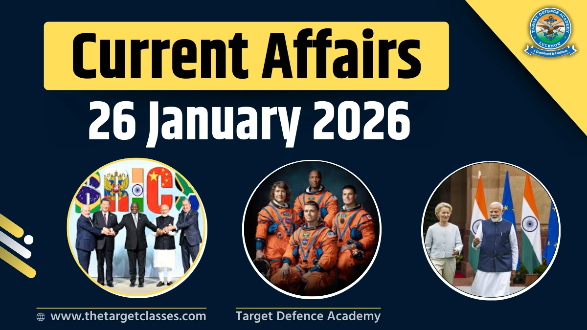 Current Affairs 26 January 2026 – Quiz for UPSC, NDA, CDS & AFCAT Exam ...