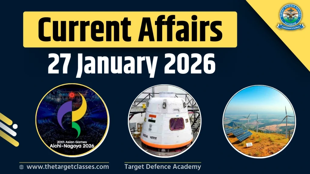 Current Affairs 27 January 2026