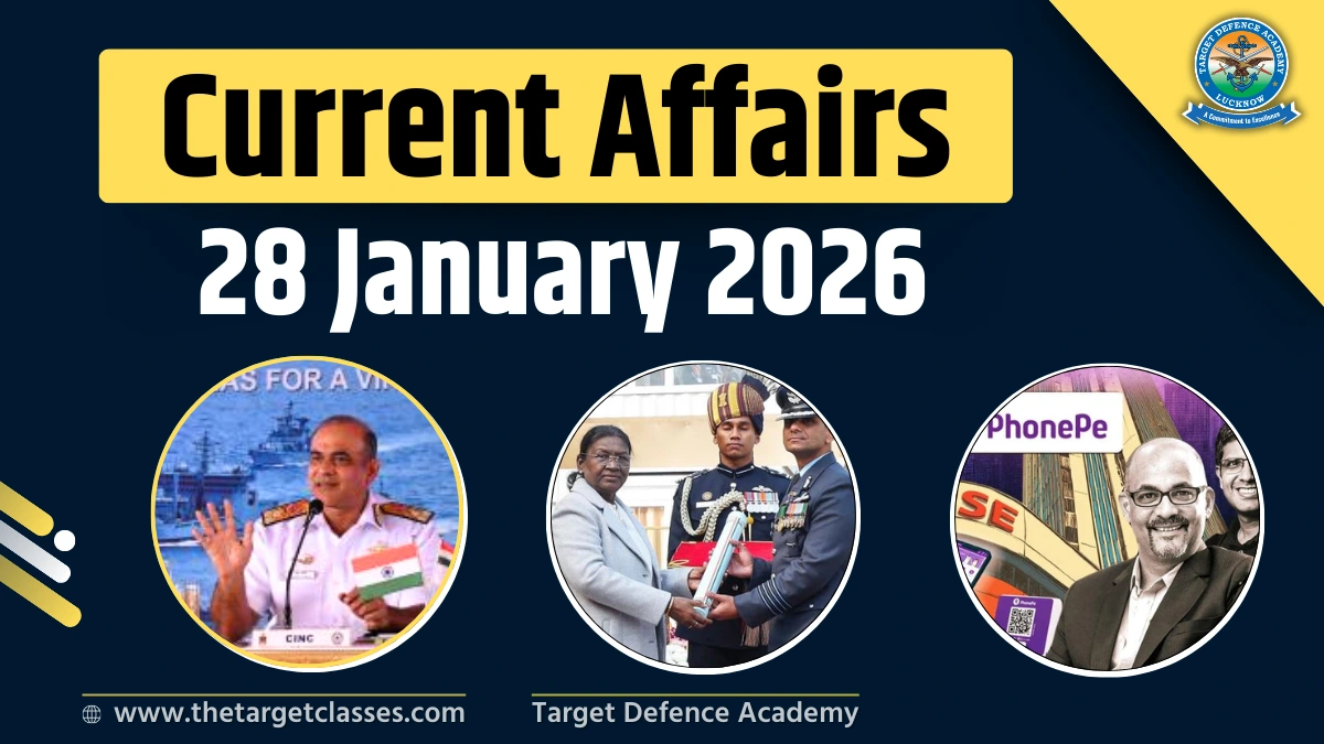 Current Affairs 28 January 2026 – Quiz for UPSC, NDA, CDS & AFCAT Exam ...