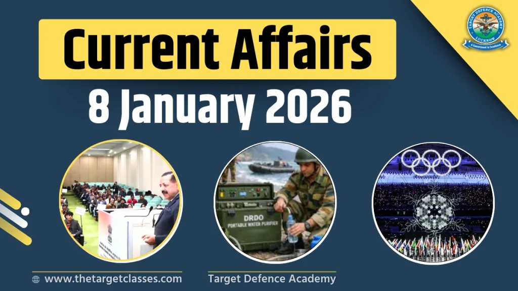 Current Affairs 8 January 2026