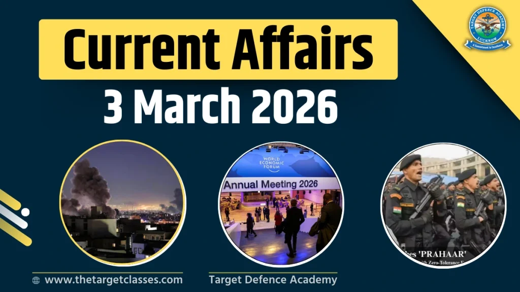 Current Affairs 3 March 2026
