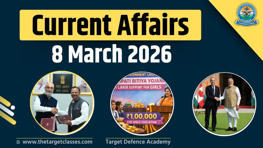 Current Affairs 8 March 2026