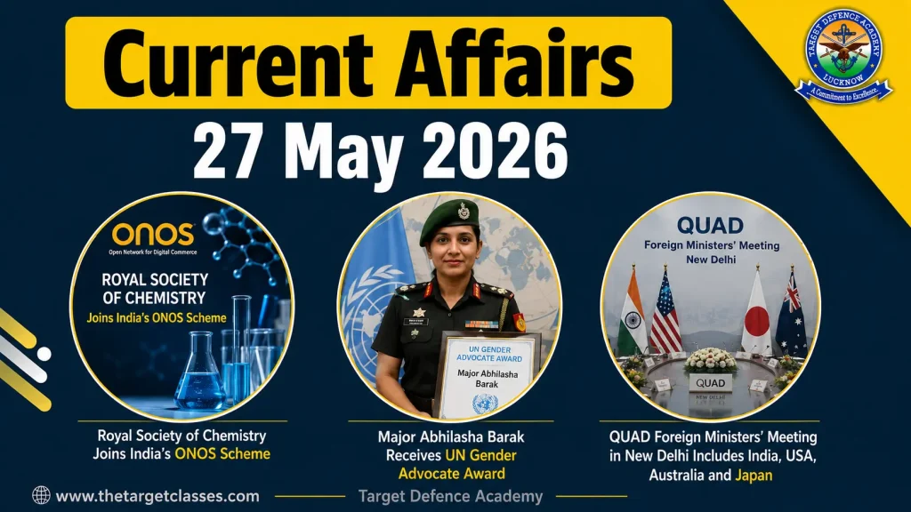 Current Affairs 27 May 2026