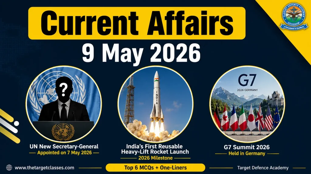 Current Affairs 9 May 2026