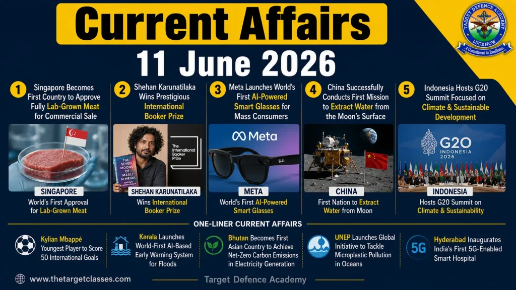 Current Affairs 11 June 2026