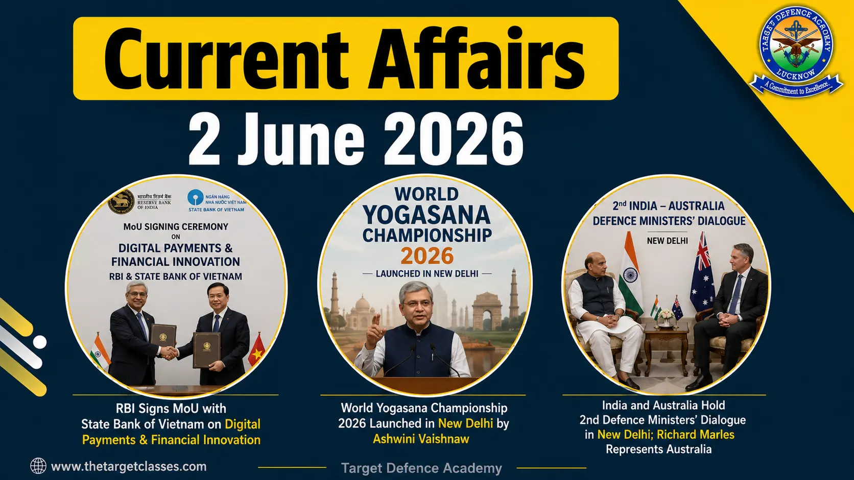 Current Affairs 2 June 2026 – Daily Quiz for UPSC, NDA, CDS & AFCAT ...